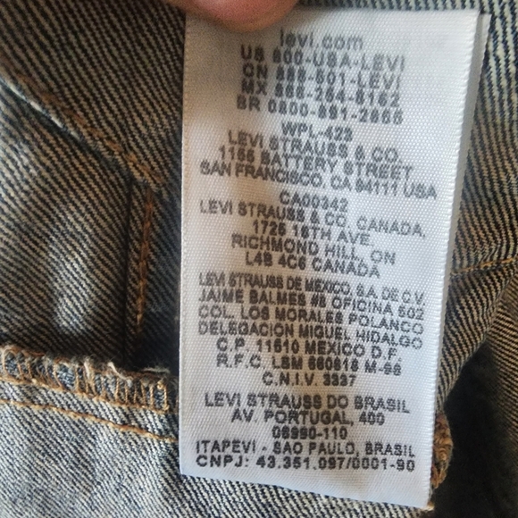Levi's Womens Trucker Jean Jacket Button Down Denim Medium Wash Blue Size XS - Picture 8 of 13
